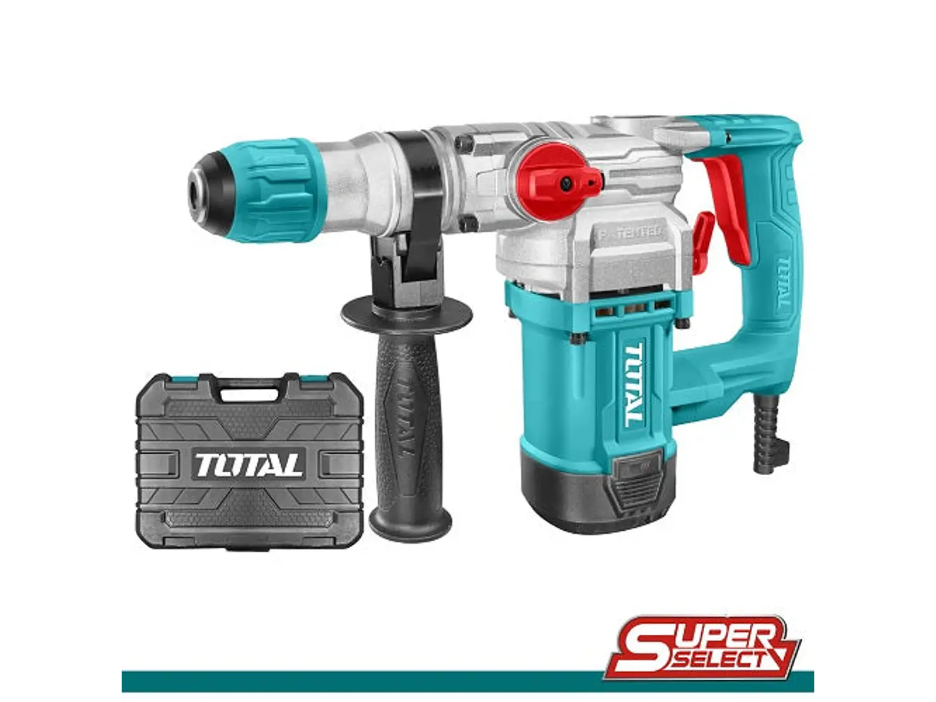 Rotomartillo Industrial SDS Plus 1050W TOTAL UTH110266 4.5J + Accesorios - Foto 2 | aztools.co