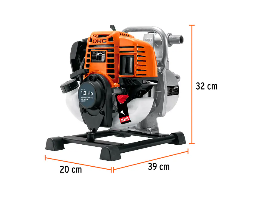 Motobomba Autocebante Truper 102432, 1