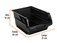 Gaveta apilable de plástico Truper 10891, 34 x 21 x 15 cm