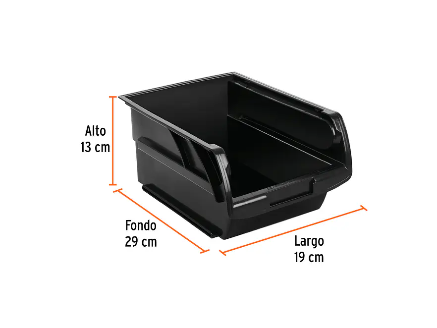 Gaveta Apilable de Plástico Truper 102437, #3.5 - Foto 3 | aztools.co