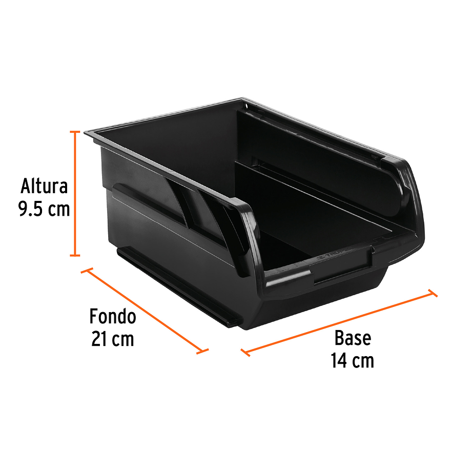 Gaveta Apilable de Plástico Truper 102436, #2.5 - Foto 3 | aztools.co