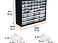 Organizador Truper 102642, con 44 Gavetas - Miniatura 3 | aztools.co