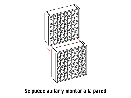 Organizador Truper 102642, con 44 Gavetas - Foto 5 | aztools.co