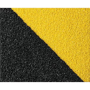 Cinta antiderrapante ama/negra con abrasivo Truper 101448, 50mm x 5m