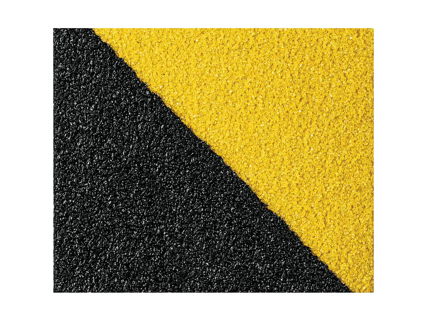 Cinta antiderrapante ama/negra con abrasivo Truper 101448, 50mm x 5m