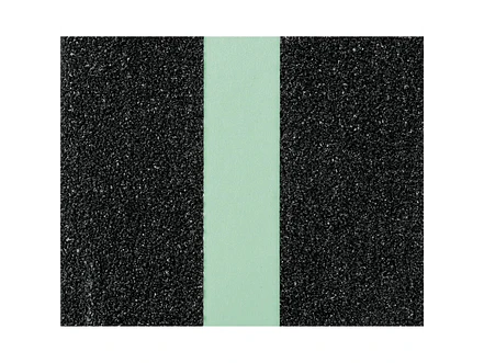 Cinta antiderrapante fotoluminiscente con abrasivo Truper 101451, 50mm x 18m