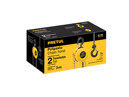 Diferencial de Cadena Pretul 27128, de 2 Toneladas - Foto 5 | aztools.co