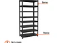 Estante Metálico Truper 58004, 8 Repisas, Capacidad 80 Kg - Miniatura 2 | aztools.co