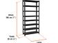 Estante metalico Truper 58001, 8 repisas, capacidad 80kg 30cm - Miniatura 3 | aztools.co
