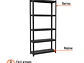 Estante Metálico Truper 58000, 5 Repisas, Capacidad 80 Kg - Miniatura 2 | aztools.co