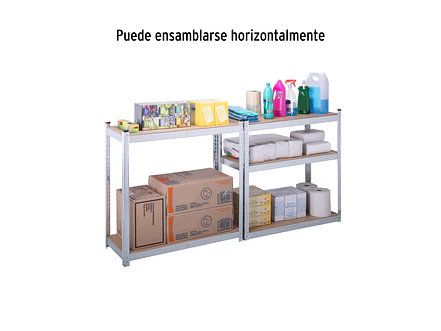 Estante metalico Pretul 29022, 5 Repisas Capacidad 35 Kg 180x40x90  - Foto 4 | aztools.co