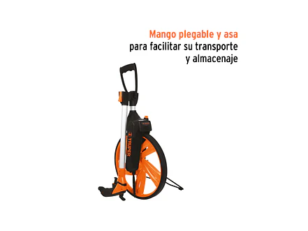 Odómetro con freno Truper 15831, rueda de 12'