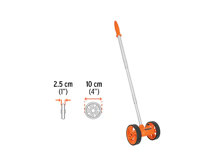 Odómetro con rueda doble Truper 15830 de 4