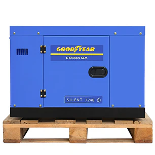 Planta Eléctrica Diésel Goodyear GY80001GDS 7.5 kW, 12 HP, Arranque Eléctrico