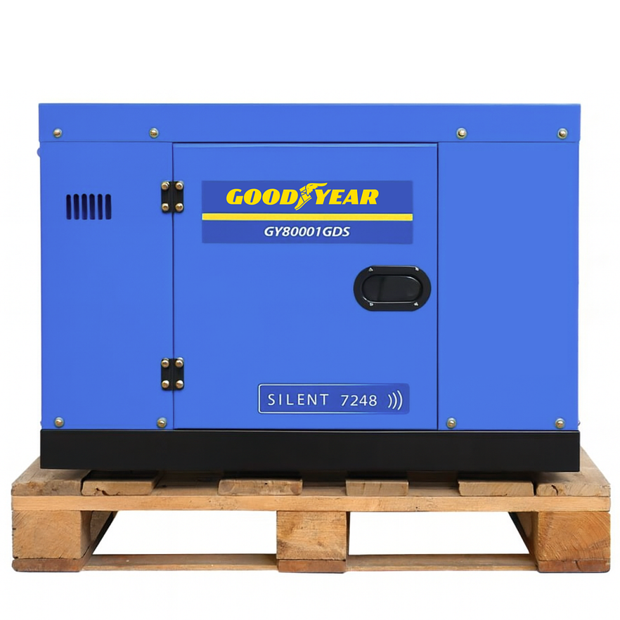 Planta Eléctrica Diésel Goodyear GY80001GDS 7.5 kW, 12 HP, Arranque Eléctrico 2