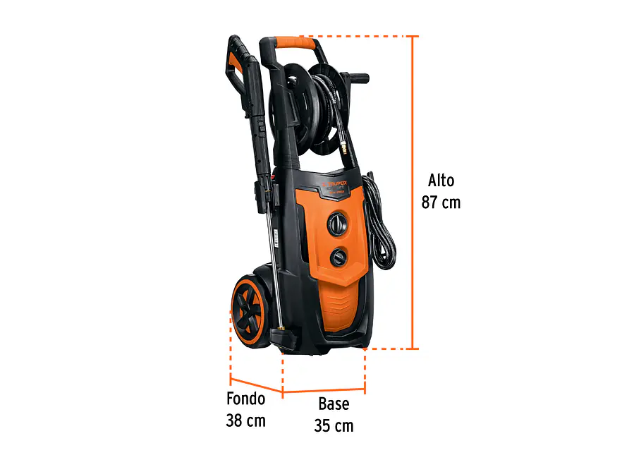 Hidrolavadora Eléctrica Truper 102111, 2000 PSI, con Motor de Inducción - Foto 3 | aztools.co
