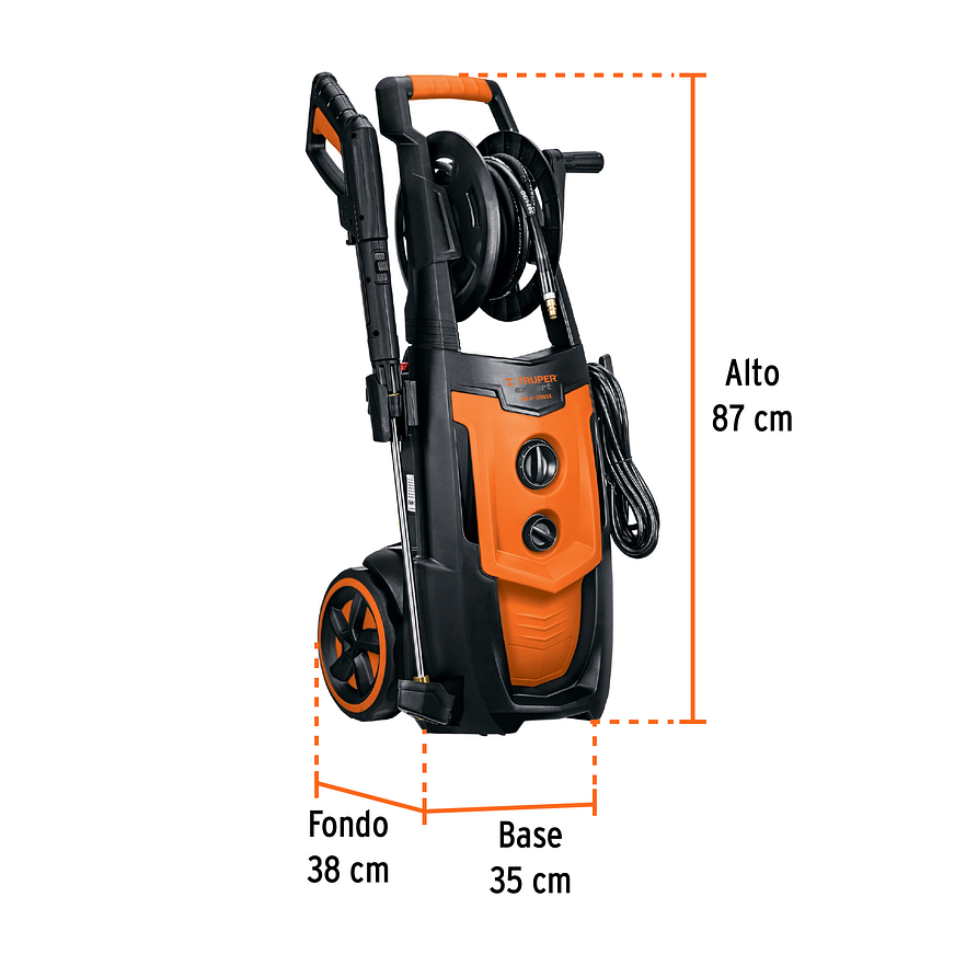 Hidrolavadora Eléctrica Truper 102111, 2000 PSI, con Motor de Inducción 3