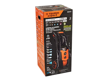 Hidrolavadora Eléctrica Truper 102111, 2000 PSI, con Motor de Inducción - Foto 6 | aztools.co