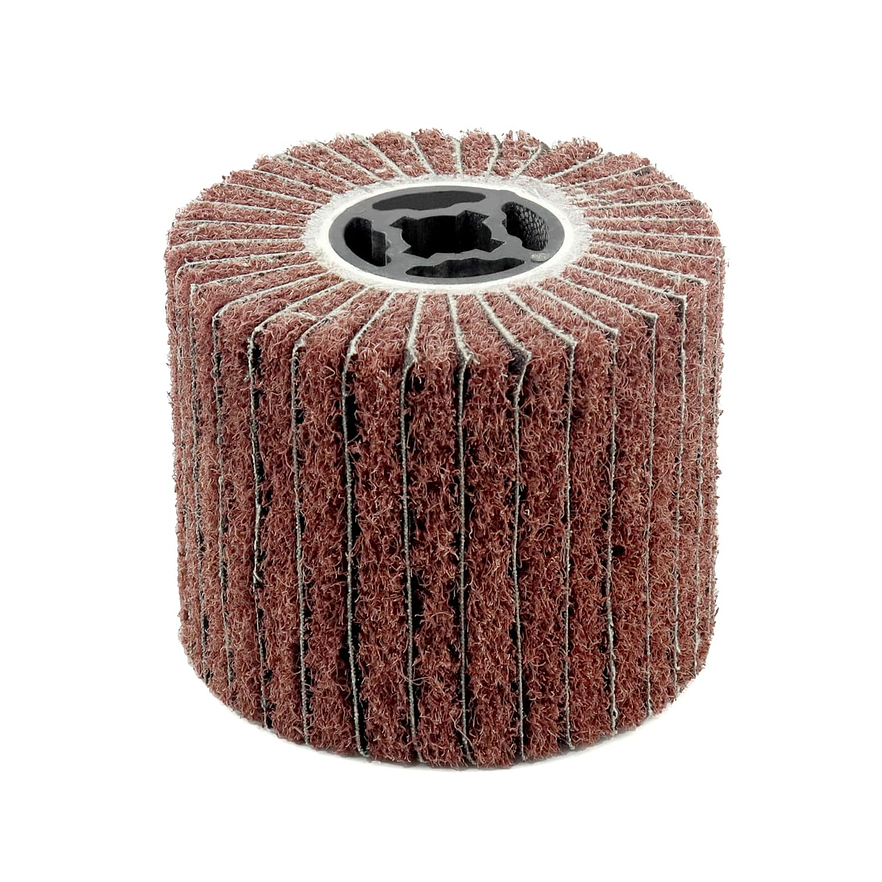 Rodillo Acabado Satinadora Fujita 120x100mm Fibra Sintética, Grano Medio 2