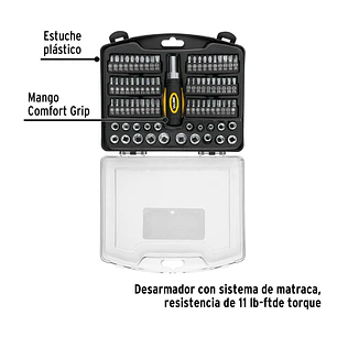 Juego de 81 Herramientas Pretul 23972, 1/4