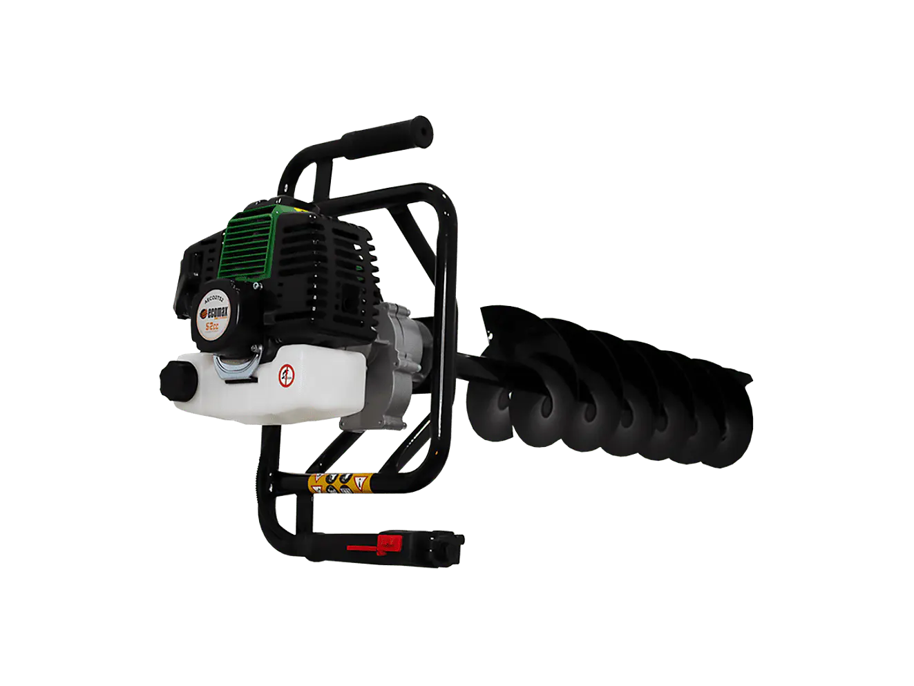 Ahoyadora Taladro de Tierra Ecomax AECO2T52-B20X80 Gasolina 2T, Barreno 20cm - Foto 1 | aztools.co