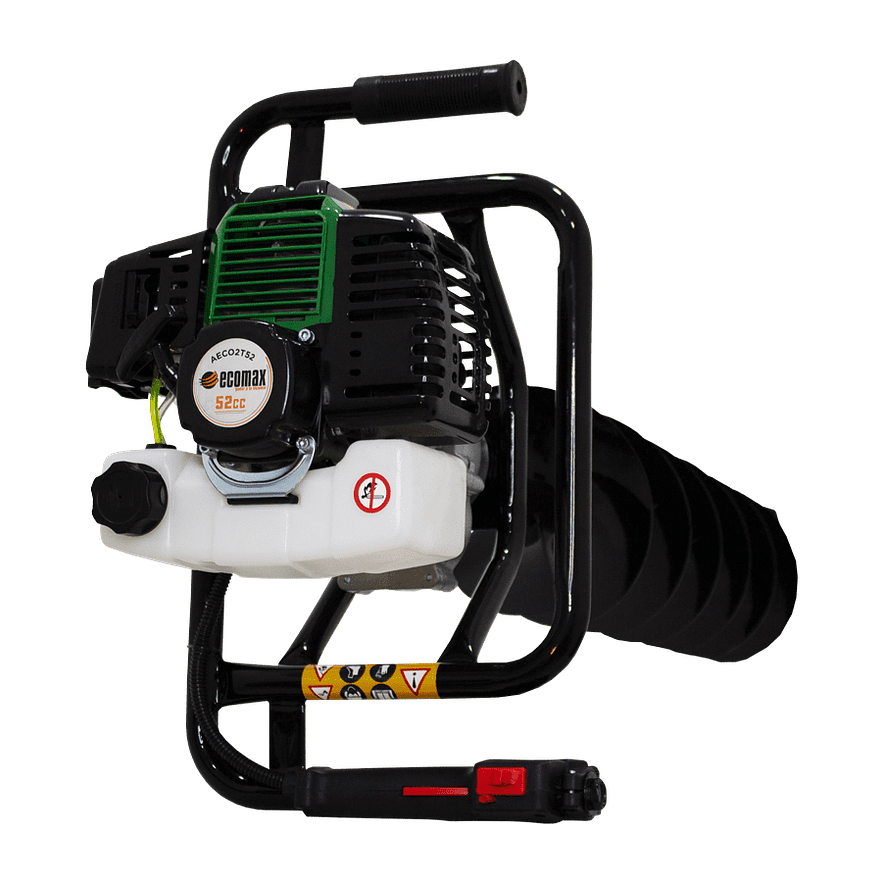 Ahoyadora Taladro de Tierra Ecomax AECO2T52-B20X80 Gasolina 2T, Barreno 20cm 3