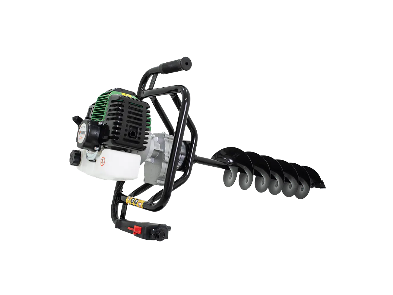 Ahoyadora Taladro de Tierra Ecomax AECO2T52-B15-10 Gasolina 2T, 52 cc, Incluye Barrenos 10 y 15cm - Foto 3 | aztools.co