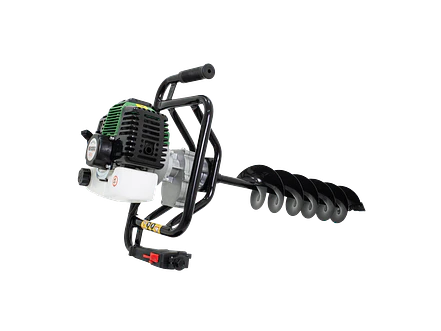 Ahoyadora Taladro de Tierra Ecomax AECO2T52-B15-10 Gasolina 2T, 52 cc, Incluye Barrenos 10 y 15cm - Foto 3 | aztools.co