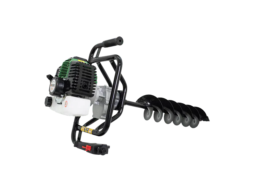 Ahoyadora Taladro de Tierra Ecomax AECO2T52-B15-10 Gasolina 2T, 52 cc, Incluye Barrenos 10 y 15cm - Foto 3 | aztools.co