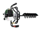 Ahoyadora Taladro de Tierra Ecomax AECO2T52-B15-10 Gasolina 2T, 52 cc, Incluye Barrenos 10 y 15cm - Miniatura 4 | aztools.co