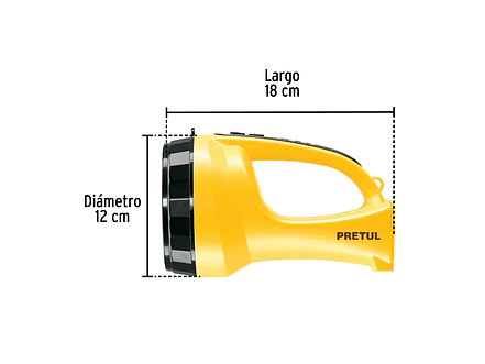 Lámpara reflectora de LEDS Pretul 24091, recargable, 145 lm,  - Foto 3 | aztools.co