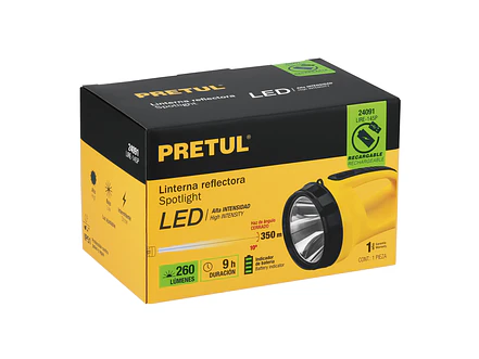 Lámpara reflectora de LEDS Pretul 24091, recargable, 145 lm,  - Foto 7 | aztools.co