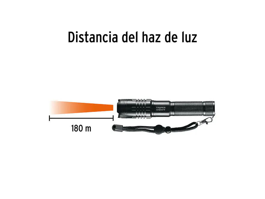 Linterna Recargable Truper 16777, de Aluminio, 310 lm - Foto 5 | aztools.co