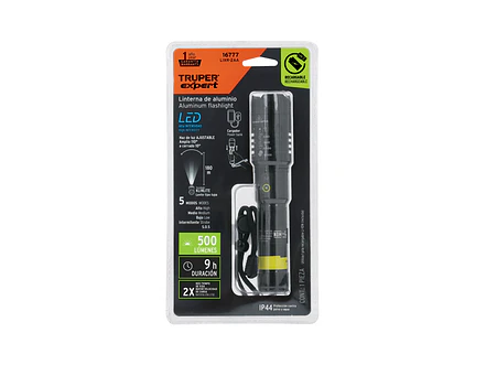 Linterna Recargable Truper 16777, de Aluminio, 310 lm - Foto 7 | aztools.co