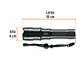 Linterna LED Recargable Truper 16778, de Aluminio, 1,300 lm - Miniatura 3 | aztools.co