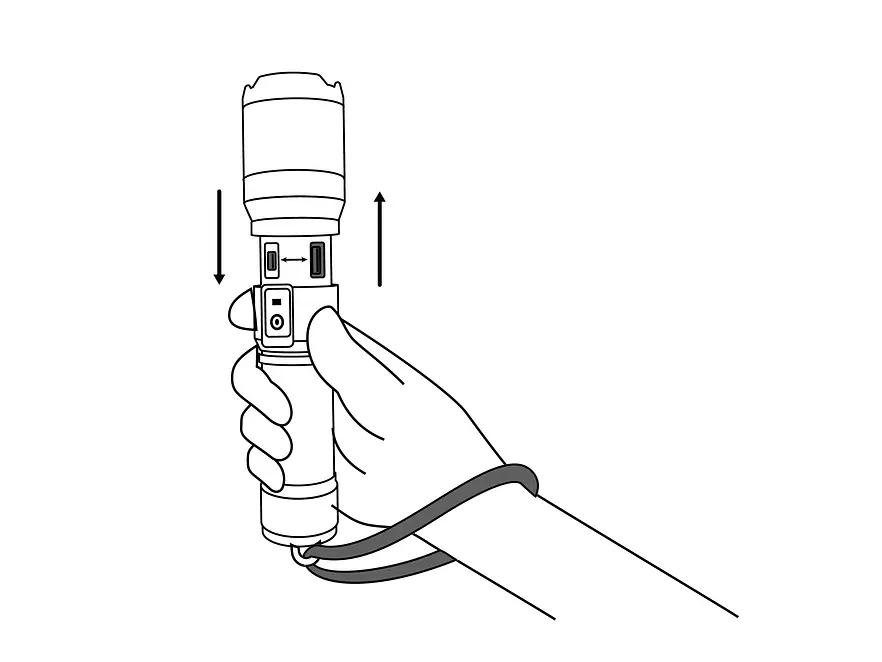 Linterna LED Recargable Truper 16778, de Aluminio, 1,300 lm - Foto 7 | aztools.co