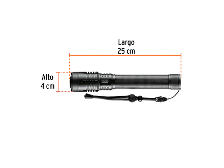 Linterna LED Recargable Truper 16779, de Aluminio, 2,000 lm - Foto 3 | aztools.co