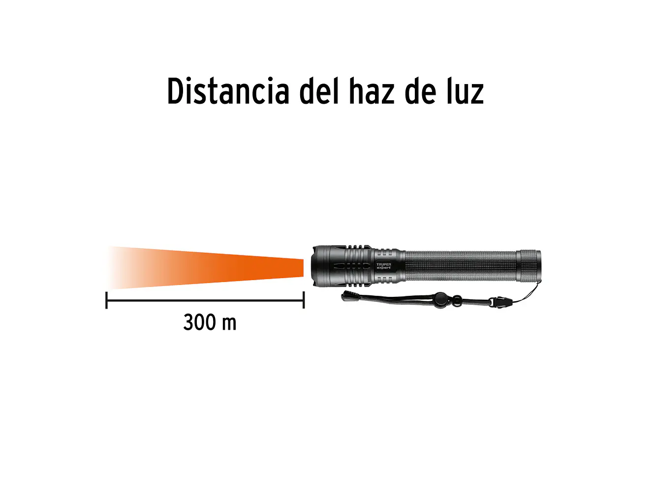 Linterna LED Recargable Truper 16779, de Aluminio, 2,000 lm - Foto 5 | aztools.co