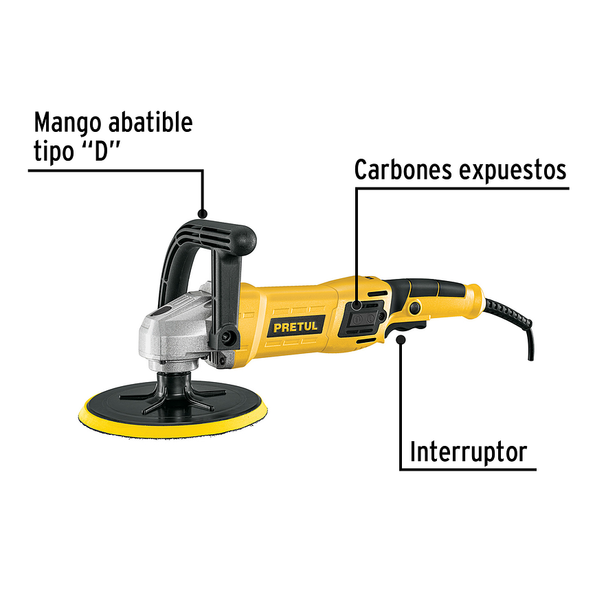 Polichadora Pulidora Rotativa 7