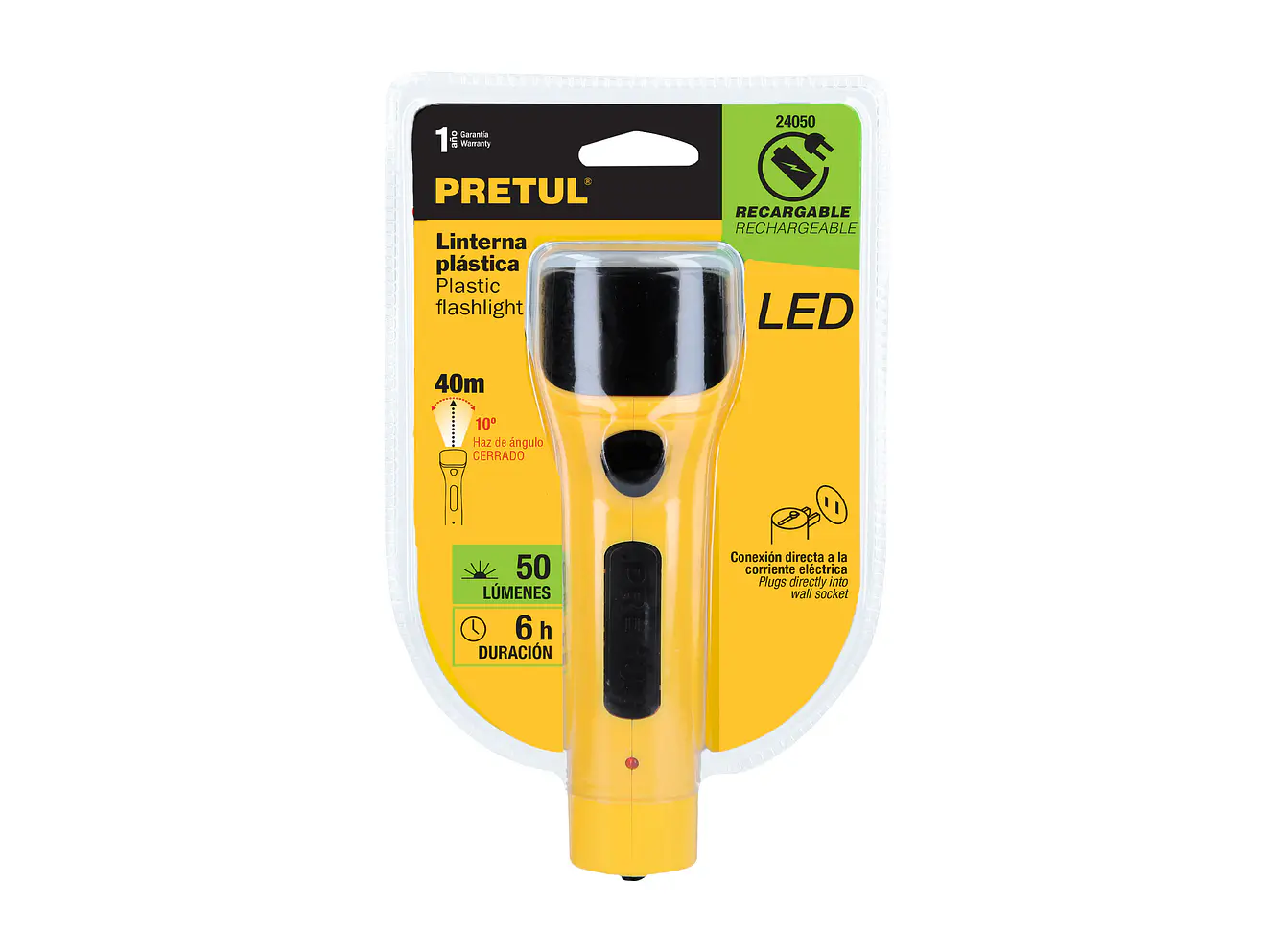 Linterna Recargable Pretul 24050, de 50 Lúmenes - Foto 5 | aztools.co