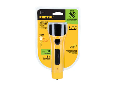 Linterna Recargable Pretul 24050, de 50 Lúmenes - Foto 5 | aztools.co