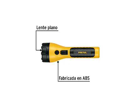 Linterna Plástica de LED Pretul 26102, Recargable, 180 lm - Foto 3 | aztools.co