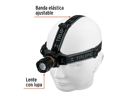 Linterna tipo minero con LEDS Truper 16716, recargable, 120 lm  - Foto 6 | aztools.co