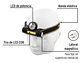 Linterna de Minero LED Pretul 28256, Recargable, 180 lm, con Imán - Miniatura 2 | aztools.co