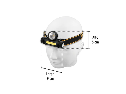 Linterna de Minero LED Pretul 28256, Recargable, 180 lm, con Imán - Foto 3 | aztools.co