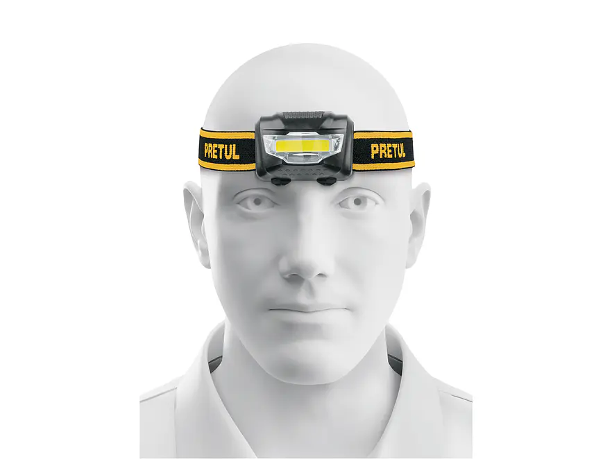 Linterna de minero LED 100 lm Pretul 27083 de 3 pilas AAA,  - Foto 1 | aztools.co