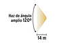 Linterna de minero LED 100 lm Pretul 27083 de 3 pilas AAA,  - Miniatura 4 | aztools.co