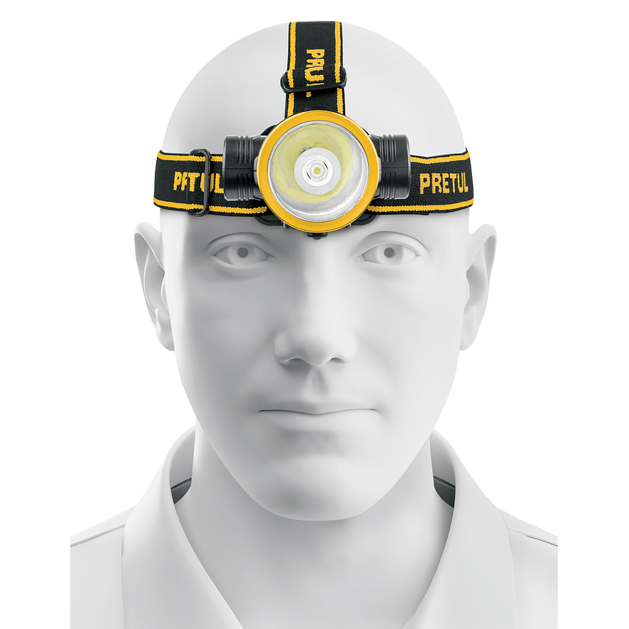 Linterna de minero LED 95 lm Pretul 29088, recargable, 1