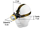 Linterna de minero LED 95 lm Pretul 29088, recargable, - Miniatura 3 | aztools.co