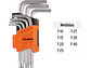 Juego de 7 llaves torx Truper 15552, organizador abatible  - Miniatura 3 | aztools.co